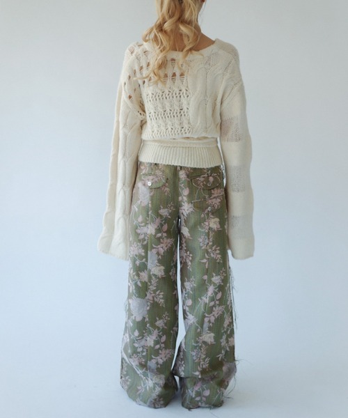igi パンツ INSIDE OUT JACQUARD PANTS/インサイドアウト
