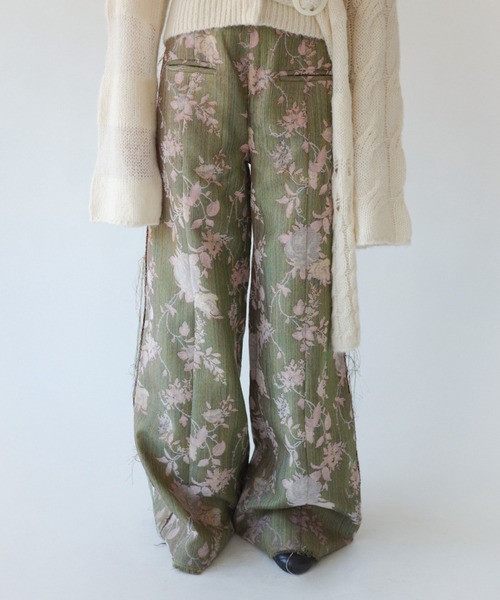 igi パンツ INSIDE OUT JACQUARD PANTS/インサイドアウト