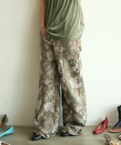 igi パンツ INSIDE OUT JACQUARD PANTS/インサイドアウトジャガード
