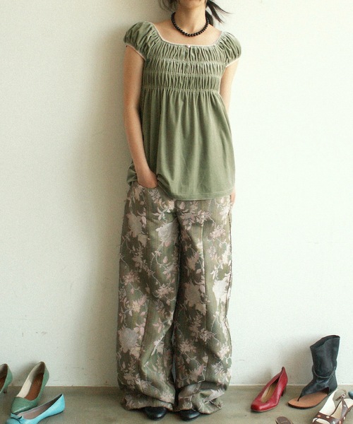 igi パンツ INSIDE OUT JACQUARD PANTS/インサイドアウトジャガード