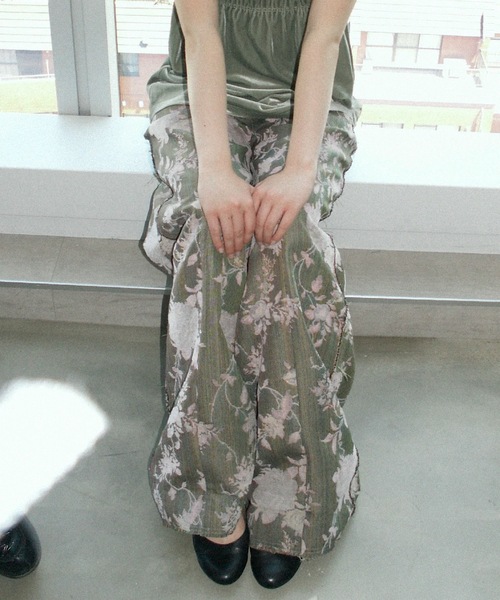 igi パンツ INSIDE OUT JACQUARD PANTS/インサイドアウトジャガード