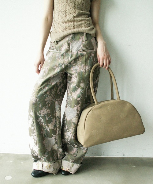 igi ワイドパンツ パンツ INSIDE OUT JACQUARD PANTS/インサイドアウト