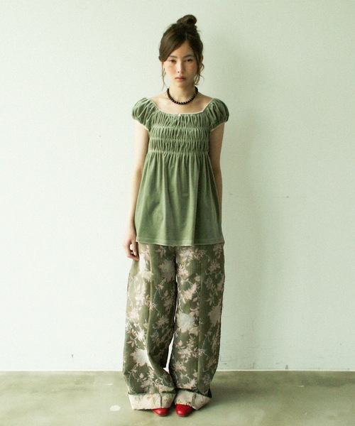 igi ワイドパンツ パンツ INSIDE OUT JACQUARD PANTS/インサイドアウト