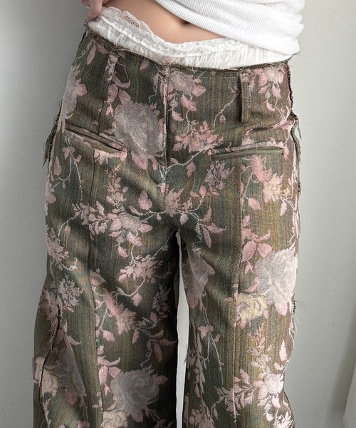 igi ジャガードパンツ igi ワイドパンツ パンツ INSIDE OUT JACQUARD PANTS/インサイドアウト