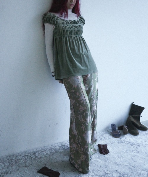 igi ワイドパンツ パンツ INSIDE OUT JACQUARD PANTS/インサイドアウト