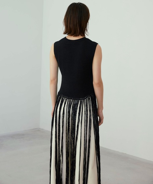 ニット FRINGE KNIT PULLOVER/フリンジニットプルオーバー レディース 
