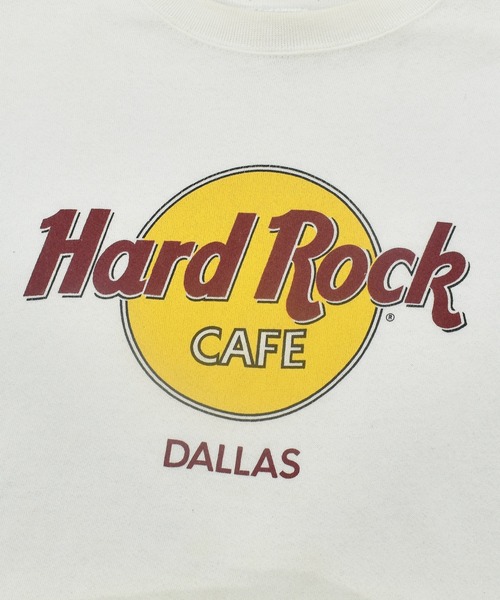トレーナー スウェット 「ヴィンテージ古着」90's Hard Rock CAFE / ハードロックカフェ ロゴプリント スウェット USA製