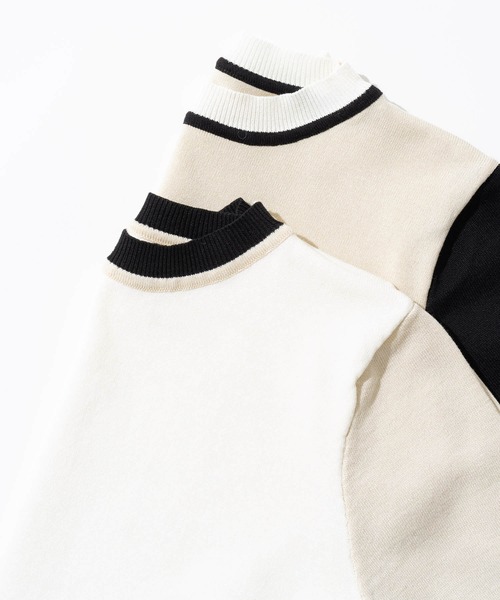 ニット セーター Blocking knit (ブロッキングニット) レディース Blocking knit (ブロッキングニット)（ニット/セーター）｜YOOU