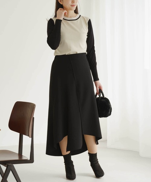 ニット セーター Blocking knit (ブロッキングニット) レディース Blocking knit (ブロッキングニット)（ニット/セーター）｜YOOU