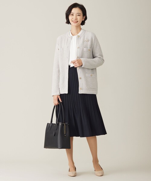 カーディガン 「WEB限定カラーあり・洗える」TWEED ニット カーディガン レディース カーディガン 「WEB限定カラーあり・洗える」TWEED ニット