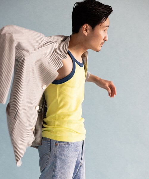 miller × IG タンクトップ　BEAMS別注 International Gallery BEAMS（インターナショナルギャラリー