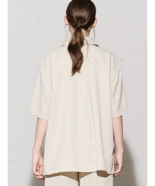 MIDIUMISOLID ブラウス シャツ for Ladies リネンライク