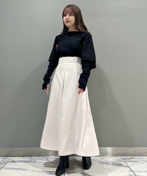 【新品未使用】JILL STUART◆シャインジャカードＡラインスカート ジル スチュアート JILL STUART シャインジャカードAライン