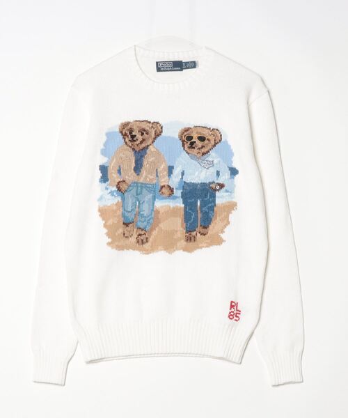 【新品未使用タグ付】ポロラルフローレン大人気ポロベアセーターレッド✴︎確実正規品 POLO RALPH LAUREN セーター ニット Ralph ＆ Ricky ベア メンズ