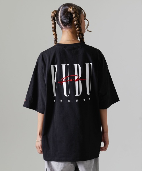 FUBU（フブ） tシャツ ブランド ロゴ クラシック 筆記体 バッグロゴ 3D