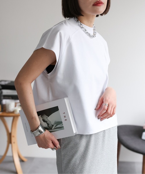 ap retro tシャツ 「USAコットン」ミニ裏毛フレンチスリーブ