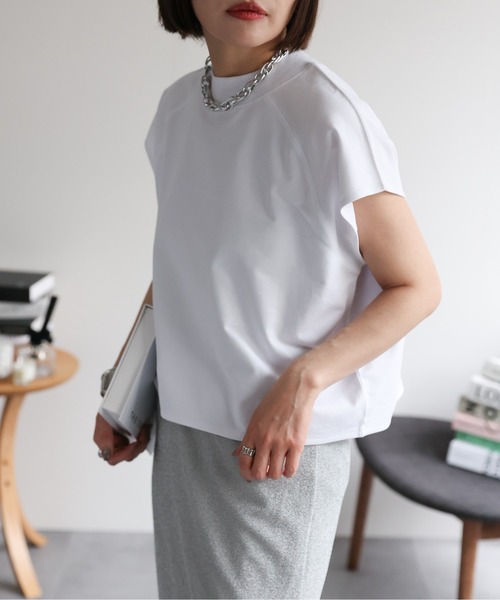 ap retro tシャツ 「USAコットン」ミニ裏毛フレンチスリーブ