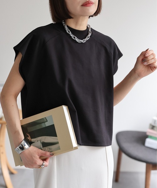 tシャツ レトロアニマルプリント フレンチスリーブトップス GH25s108「Girlyhalo」 レディース ジャンティー GENTIL Tシャツ フレンチTEE フレンチスリーブ