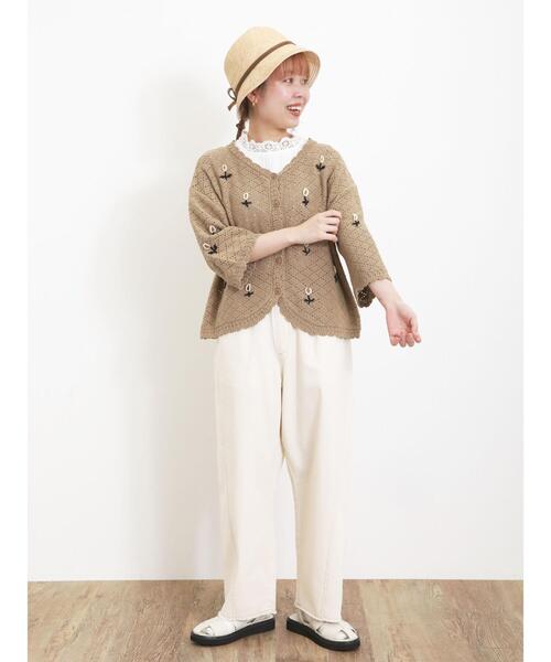 Samansa Mos2 パンツ 「Sサイズ / WEB限定」ツイルほつほつ