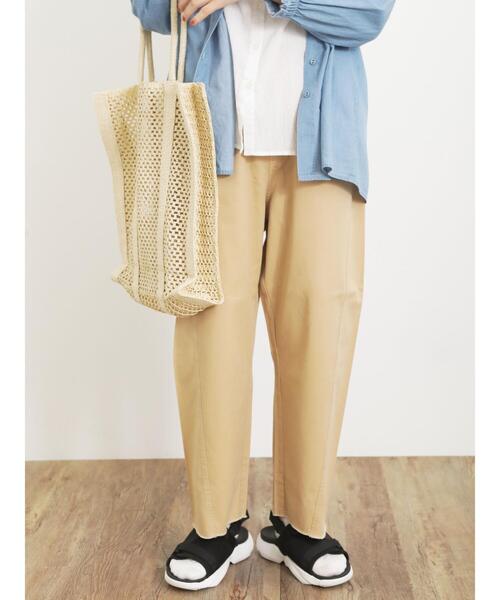 Samansa Mos2 パンツ 「Sサイズ / WEB限定」ツイルほつほつ