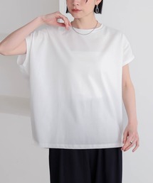 for/c（フォーシー） tシャツ 半袖 「新色追加」汗シミ防止フレンチ
