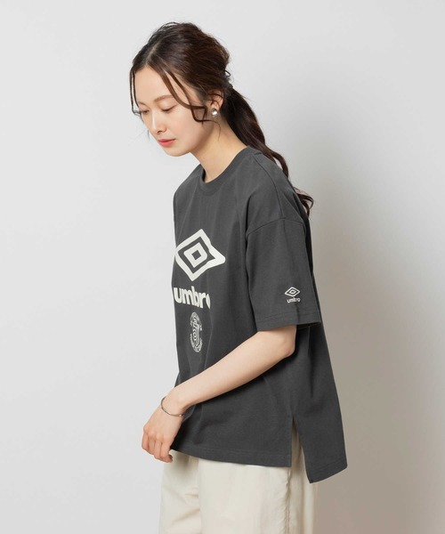 Tシャツ・カットソー UMBRO UMBRO UQ223CRS41_WHT0 UMBRO T-SHIRT ROSS (UL122TSM14004) niebieski | Męskie