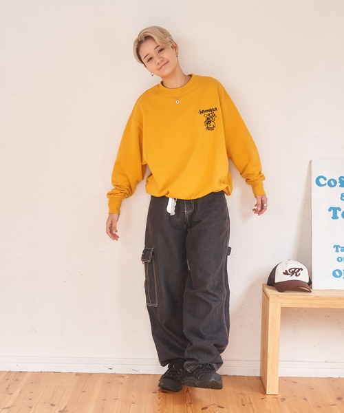 kaoyorinakami トレーナー スウェット soccer boy sweat