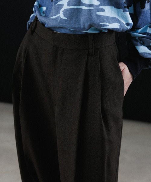 MASSES SLACKS PANTS スラックスパンツ M ブラック MASSES SLACKS PANTS スラックスパンツ M ブラック