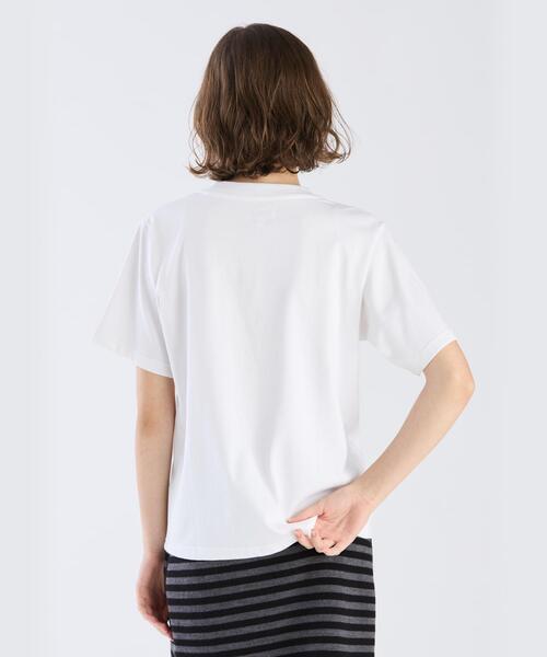 tシャツ ミニロゴ コットン 半袖 Tシャツ ”Christof” レディース
