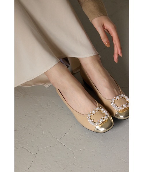 STACCATO（スタッカート） パンプス ロザリドローヒールライトパンプス