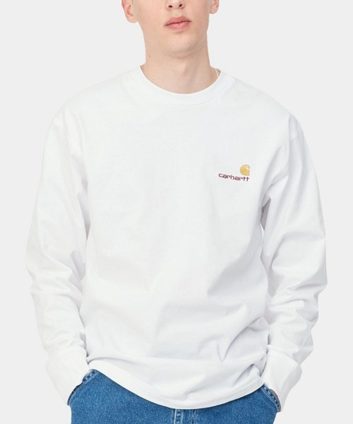 tシャツ Carhartt WIP/カーハートダブリューアイピー ロンTee/無地Tee オーガニックコットン ルーズシルエット I029955 メン | Carhartt WIP | 01