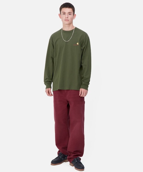 tシャツ Carhartt WIP/カーハートダブリューアイピー ロンTee/無地Tee オーガニックコットン ルーズシルエット I029955 メン | Carhartt WIP | 18