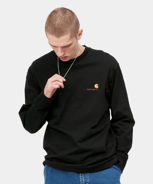 tシャツ Carhartt WIP/カーハートダブリューアイピー ロンTee/無地Tee オーガニックコットン ルーズシルエット I029955 メン | Carhartt WIP | 07
