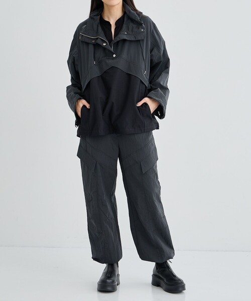 IHNN（イン） パンツ 「IHNN/イン」LAYERD NYLON PANTS/レイヤード