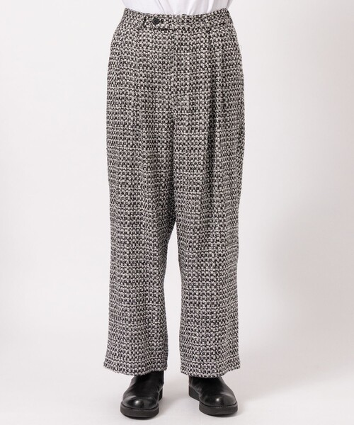 パンツ 「JUHA/ユハ」「別注」 2TUCK WIDE TWEED PANT メンズの画像