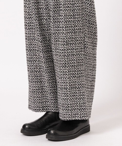 パンツ 「JUHA/ユハ」「別注」 2TUCK WIDE TWEED PANT メンズの画像
