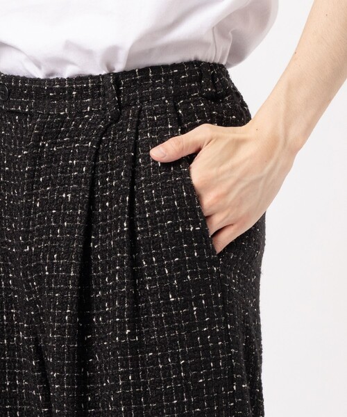 Juha（ユハ） パンツ 「JUHA/ユハ」「別注」 2TUCK WIDE TWEED PANT