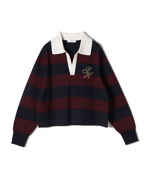 SHIPS for women / シップスウィメン 〈手洗い可能〉エンブレム ラガー ニット SHIPS｜<手洗い可能>エンブレム ラガー ニット | Rakuten