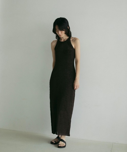 anuke ワンピース Strawyarn Knit Onepiece : ZOZOTOWN Yahoo!店
