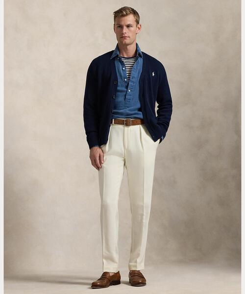 POLO RALPH LAUREN カーディガン コットン Vネック メンズ