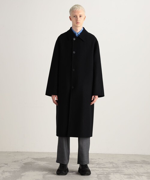 EDITION」 ステンカラーコート M ブラック メンズ エディション