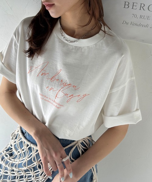【ホワイト】シルケットコットン 半袖Tシャツ SHIPS Colors:〈接触冷感〉シルケット コットン クルーネック TEE