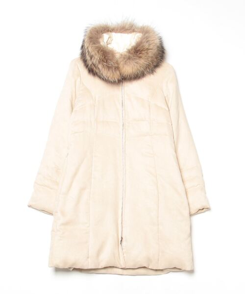 QUEENS COURT（クイーンズコート） ダウンコート 2 ベージュ