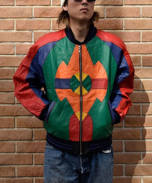 VINTAGE ブルゾン アウター 「ヴィンテージ古着」80's〜 Winlit マルチ
