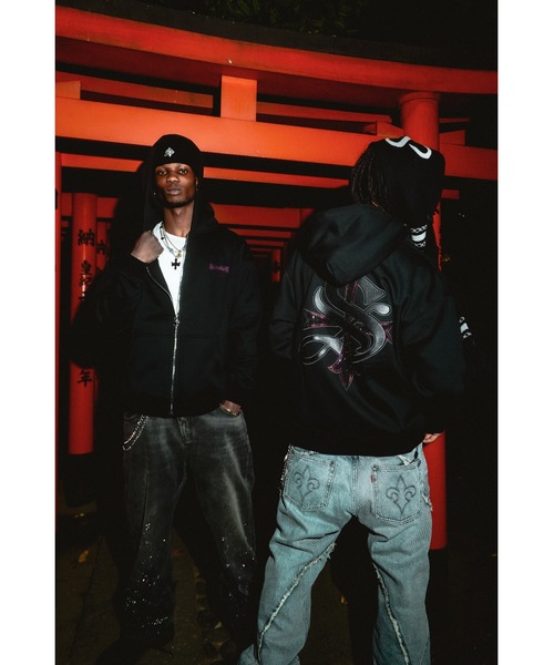 SUPPLIER（サプライヤー） パーカー フーディ｜Outline Cross Zip