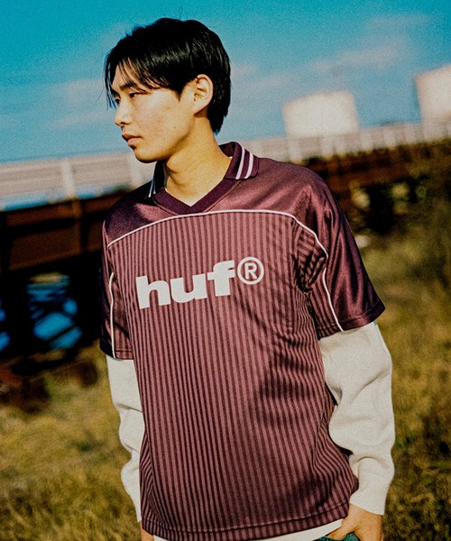 HUF tシャツ 89LOGO JERSEY / ハフ プリントロゴ ゲームシャツ