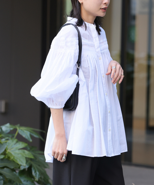 JOURNAL STANDARD L'ESSAGE｜ピンタックブラウス | Rakuten