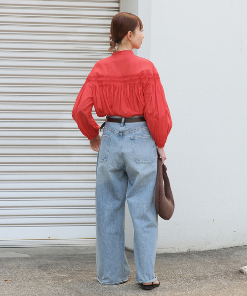 JOURNAL STANDARD ブラウス シャツ ボイルピンタックブラウス