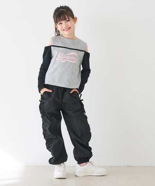 coca（コカ） パンツ キッズ サイドドロストリボンパンツ キッズ 子供