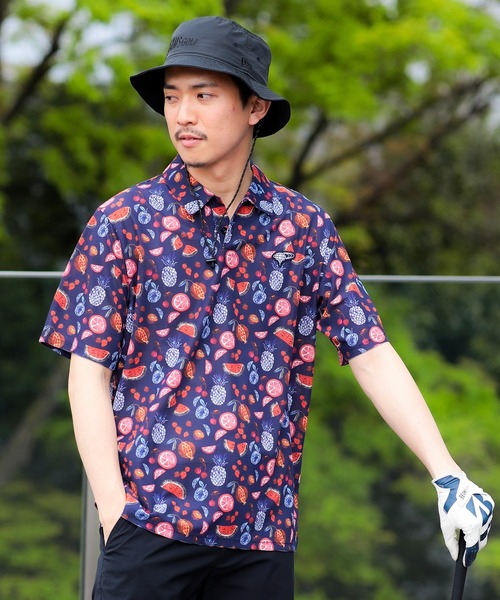 TaylorMade ポロシャツ モノグラムS/Sポロ ホワイト メンズ